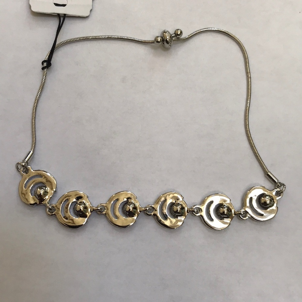 NWT! Givenchy rhodium halo slider bracelet . - Picture 5 of 6